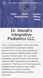 Mobile Screenshot of drmandipediatrics.com